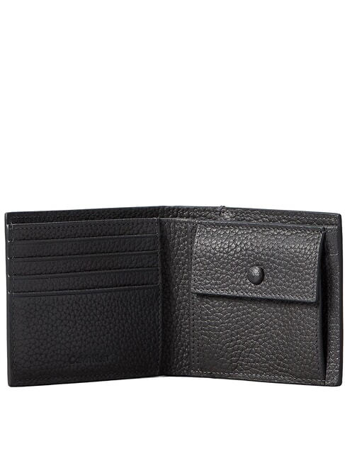 FOIL EMBOSSED Cartera de cuero para hombre carb&oacute;n vegetal ck - Carteras Hombre