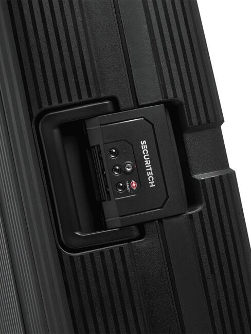 SECURITECH STONE Carrito mediano negro - Trolley R&iacute;gidos