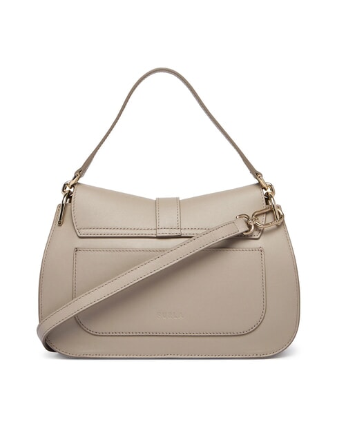 FLOW M bolso de mano m de piel lino - Bolsos Mujer