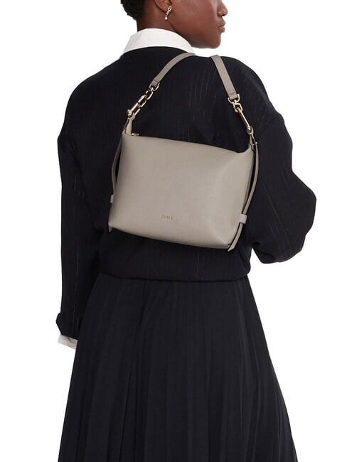 TONIE  Mini bolso de hombro, en piel vainilla - Bolsos Mujer