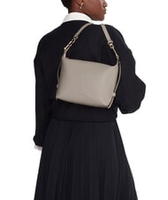 FURLA TONIE  Mini bolso de hombro, en piel vainilla - Bolsos Mujer - 2