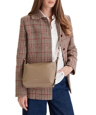 FURLA TONIE  Mini bolso de hombro, en piel gris - Bolsos Mujer - 2