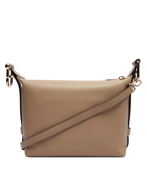 TONIE  Mini bolso de hombro, en piel gris - Bolsos Mujer