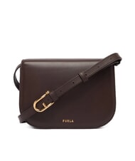 FURLA SFERA Mini bolso de hombro, en piel chocolate - Bolsos Mujer - 3