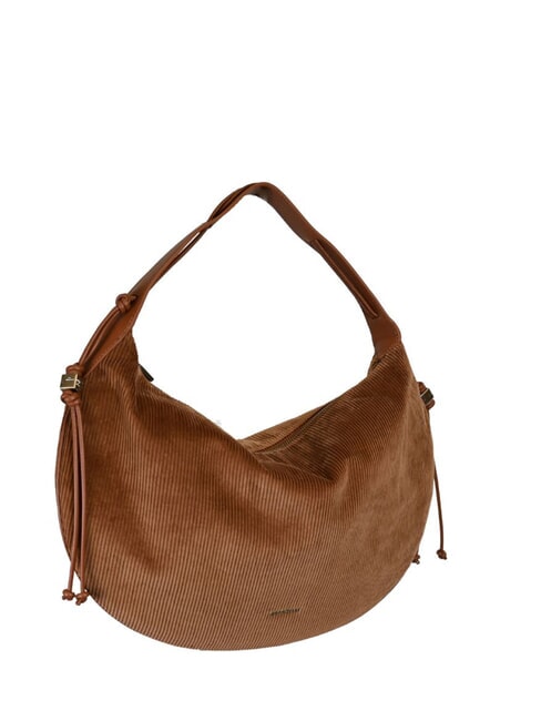 THESS CORDUROY Bolso de hombro maxi co&ntilde;ac - Bolsos Mujer
