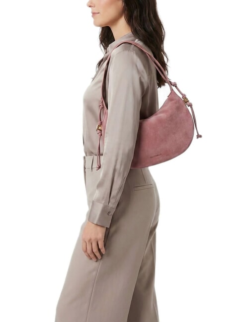 THESS SUEDE BIM Bolso de hombro rosa de invierno - Bolsos Mujer