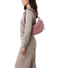 COCCINELLE THESS SUEDE BIM Bolso de hombro rosa de invierno - Bolsos Mujer - 2