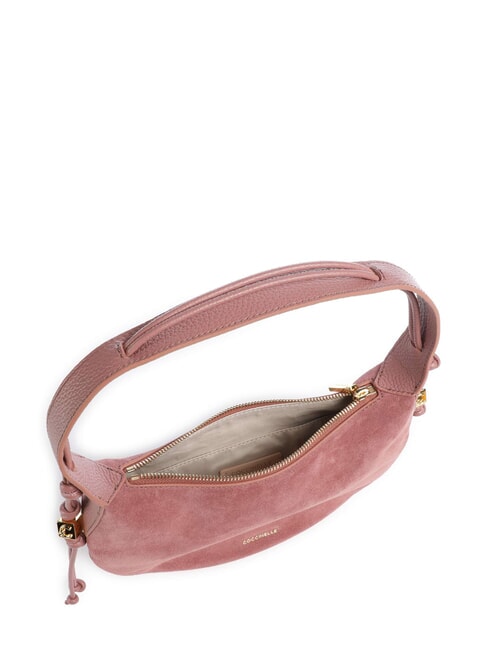 THESS SUEDE BIM Bolso de hombro rosa de invierno - Bolsos Mujer