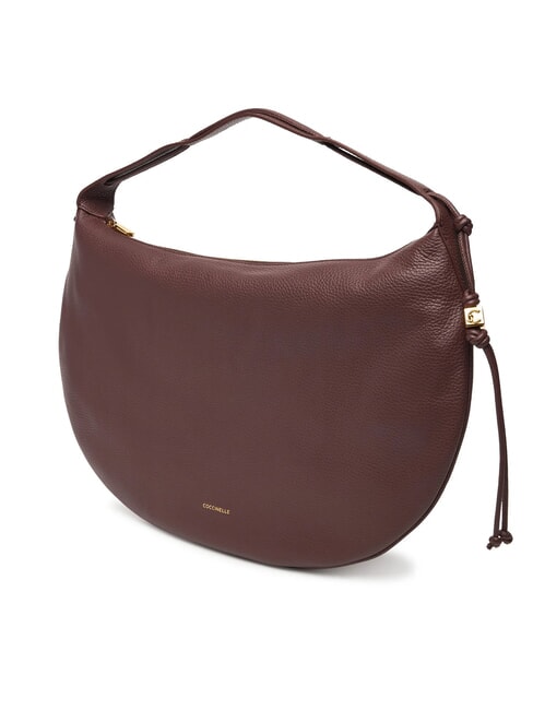 THESS Bolso de hombro de piel baya - Bolsos Mujer