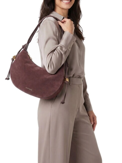 THESS SUEDE BIM Bolso de hombro baya - Bolsos Mujer