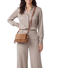 COCCINELLE THESS SUEDE BIM Minibolso de hombro co&ntilde;ac - Bolsos Mujer - 2
