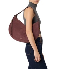 COCCINELLE THESS SUEDE BIM Bolso de hombro maxi, de piel. baya - Bolsos Mujer - 2