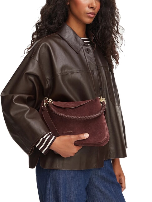 TIGGY SUEDE BIM Bolso de mano con correa para el hombro. baya - Bolsos Mujer