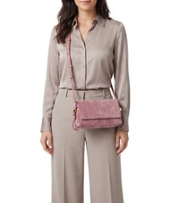 COCCINELLE THESS SUEDE BIM Minibolso de hombro rosa de invierno - Bolsos Mujer - 2
