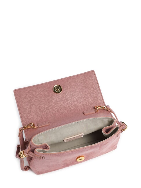 THESS SUEDE BIM Minibolso de hombro rosa de invierno - Bolsos Mujer