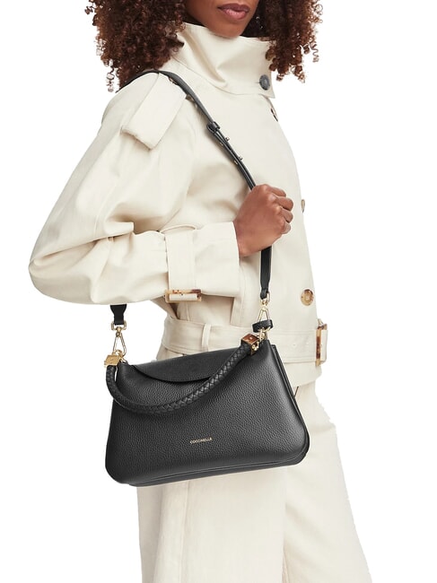 TIGGY Bolso de mano con correa para el hombro. negro - Bolsos Mujer