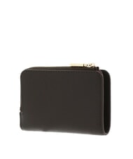 COCCINELLE METALLIC SOFT Cartera peque&ntilde;a de piel lodo - Carteras Mujer - 3