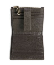 COCCINELLE METALLIC SOFT Cartera mini de piel lodo - Carteras Mujer - 2