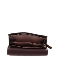 COCCINELLE METALLIC SOFT Cartera plegable de piel martillada baya - Carteras Mujer - 3