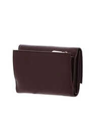 COCCINELLE METALLIC SOFT Cartera plegable de piel martillada baya - Carteras Mujer - 4