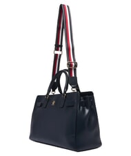 TOMMY HILFIGER TH JOY Bolso grande con correa de hombro extra&iacute;ble espacio azul - Bolsos Mujer - 4