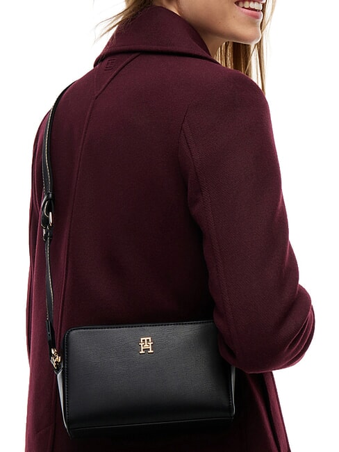 TH JOY Minibolso con correa para el hombro y logo negro - Bolsos Mujer