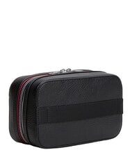 TOMMY HILFIGER TH CENTRAL Estuche de belleza moleteado con logotipo negro - Neceser - 2