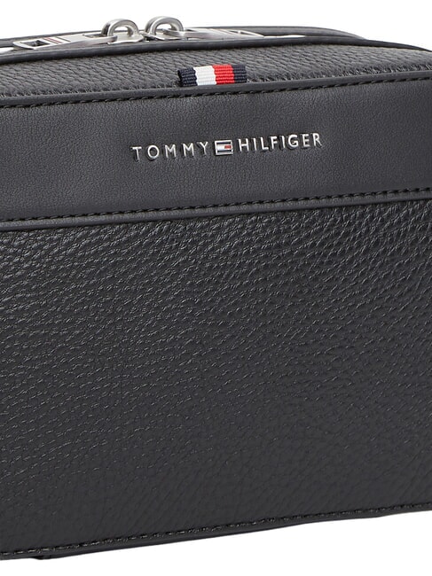 TH CENTRAL Estuche de belleza moleteado con logotipo negro - Neceser
