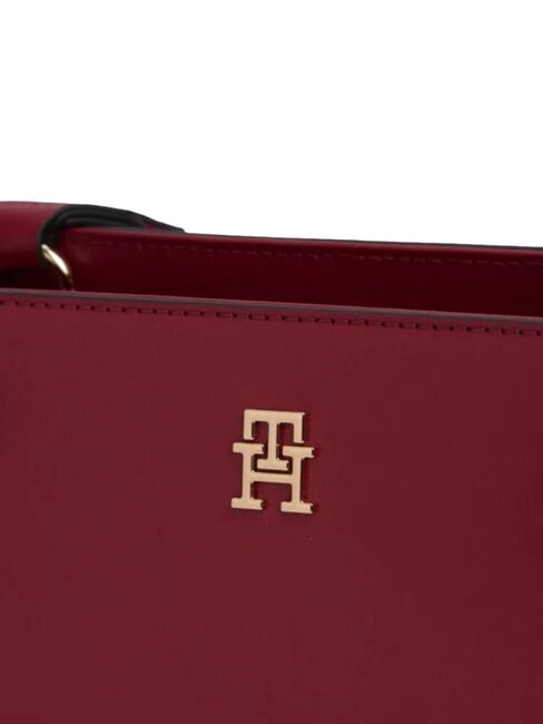 TH JOY Bolso de hombro, doble portabilidad rojo oto&ntilde;al - Bolsos Mujer