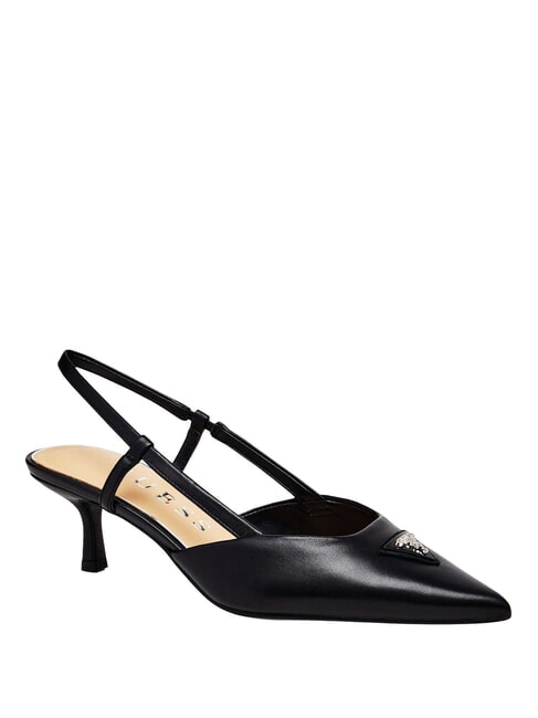 YANNO2 Escote de piel con tac&oacute;n de 5,8 cm. NEGRO - Zapatos Mujer
