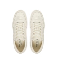 GUESS UDDENT Zapatillas de cuero marfil - Zapatos Hombre - 4