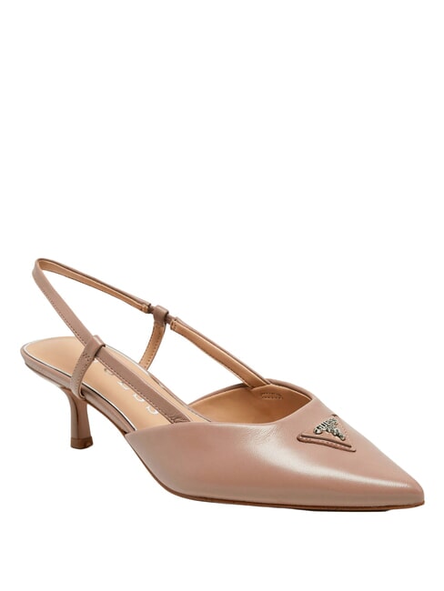 YANNO2 Escote de piel con tac&oacute;n de 5,8 cm. desnudo - Zapatos Mujer