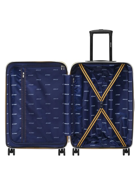 EUDOXIEUR LOGO Carrito mediano, con monograma K-Way. profundidad azul - Trolley R&iacute;gidos