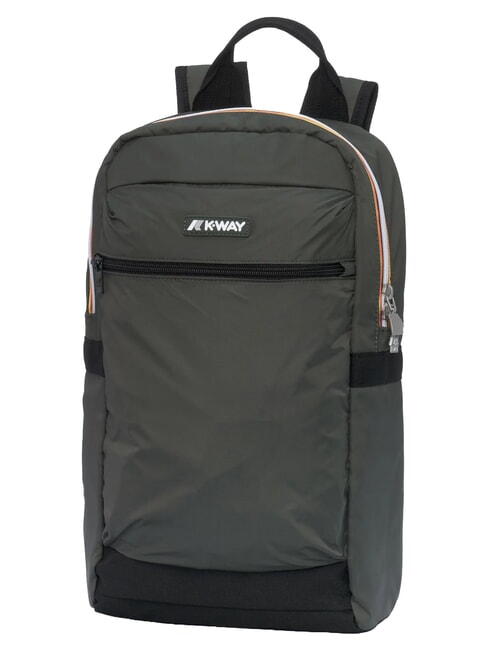 MID LAON Mochila de nailon repelente al agua verde negruzco - Mochilas Escuela & Tiempo Libre