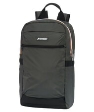 KWAY MID LAON Mochila de nailon repelente al agua verde negruzco - Mochilas Escuela & Tiempo Libre - 3