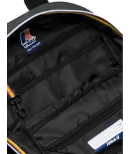 KWAY MID LAON Mochila de nailon repelente al agua verde negruzco - Mochilas Escuela & Tiempo Libre - 4