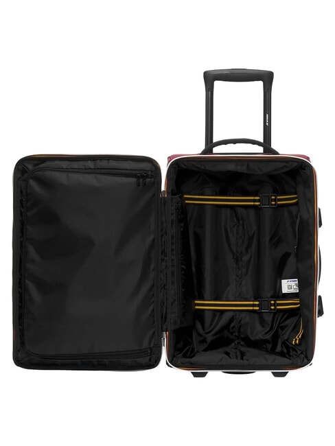 BLOSSAC  Carro de equipaje de mano impermeable rojo oscuro-negro puro - Equipaje de mano