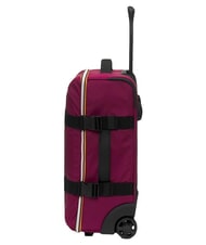 KWAY BLOSSAC  Carro de equipaje de mano impermeable rojo oscuro-negro puro - Equipaje de mano - 3