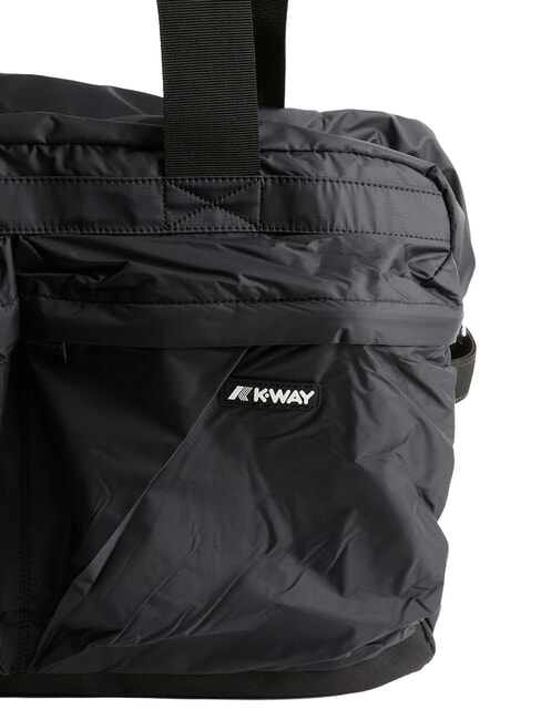 ARDELU Bolsa de lona plegable e impermeable negro tambi&eacute;n - Bolsas de viaje