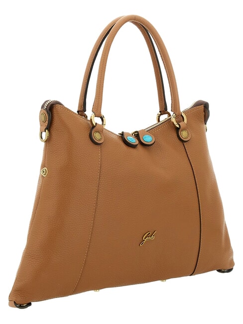 THAMARA PLUS Bolso de hombro mediano, de piel. le&oacute;n/gamuza - Bolsos Mujer