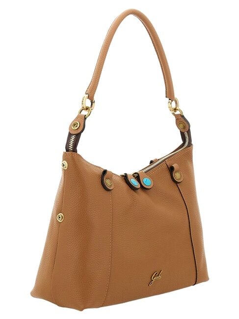 THAMARA PLUS Bolso de hombro mediano, de piel. le&oacute;n/gamuza - Bolsos Mujer