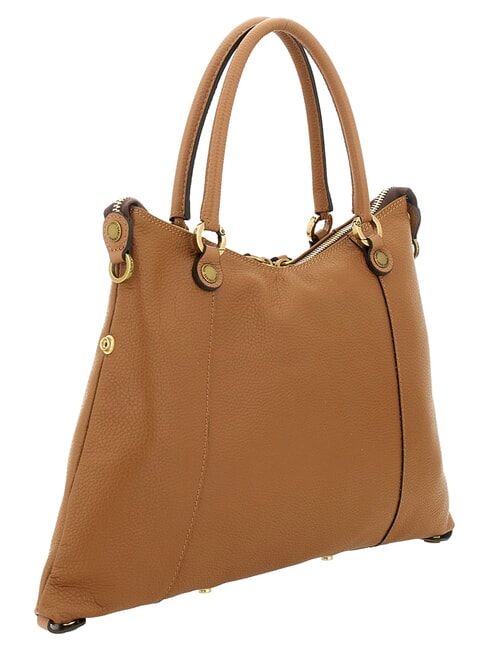 THAMARA PLUS Bolso de hombro mediano, de piel. le&oacute;n/gamuza - Bolsos Mujer