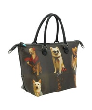 GABS G3 PLUS Bolsa de compras mediana, convertible perros grises en todo el mundo - Bolsos Mujer - 2