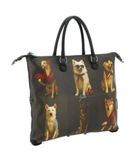 GABS G3 PLUS Bolsa de compras mediana, convertible perros grises en todo el mundo - Bolsos Mujer - 5