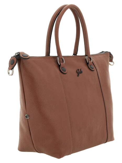 G3 PLUS Bolsa de compras grande y convertible cuero oscuro - Bolsos Mujer