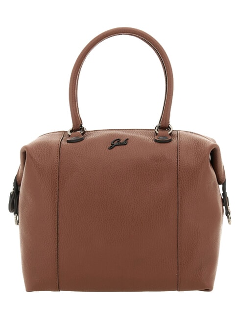 G3 PLUS Bolsa de compras grande y convertible cuero oscuro - Bolsos Mujer