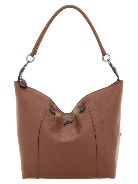 G3 PLUS Bolsa de compras grande y convertible cuero oscuro - Bolsos Mujer