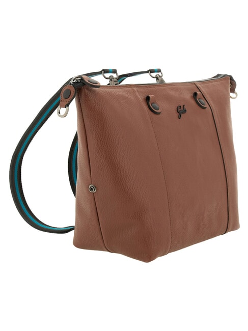 G3 PLUS Bolsa de compras grande y convertible cuero oscuro - Bolsos Mujer