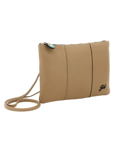 BEYONCE Bolso de mano mediano de piel con correa para el hombro. capuchino - Bolsos Mujer
