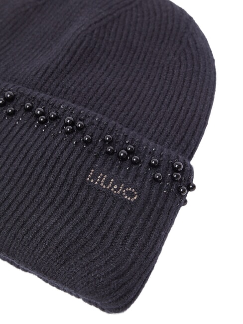 PERLE Gorro de punto con cuentas NEGRO - Sombreros